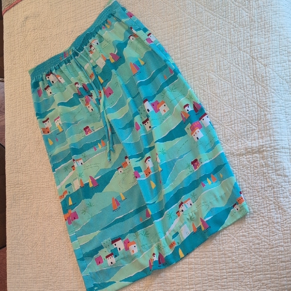 Colorful Patterned Women's Skirt